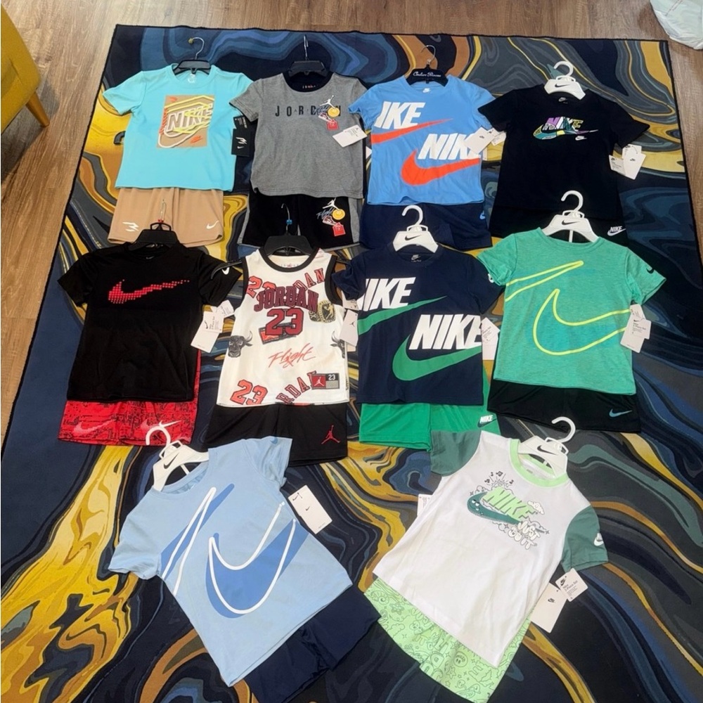 Nike Kids Matching Tees Set - Multicolor
